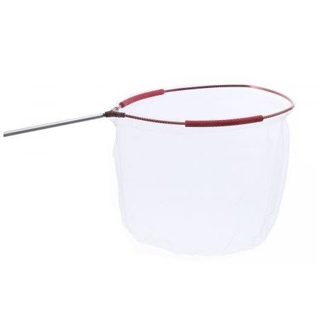 MIKADO /GŁÓWKA PODBIERAKA 60/50 CZERWONE OBRAMOWANIE(EVA) PRZEZROCZYSTA SIATKA OCZKO