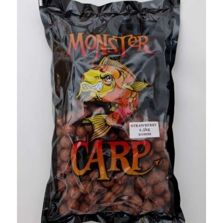 Misel Zadravec - Kulki proteinowe Monster Carp - STRAWBERRY - 20mm - 2,5kg