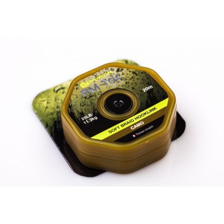 Ridge Monkey- RM-Tec Soft Braid Hooklink 25lb Camo