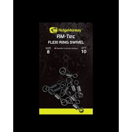 Ridge Monkey- Flexi Ring Swivel rozmiar 8