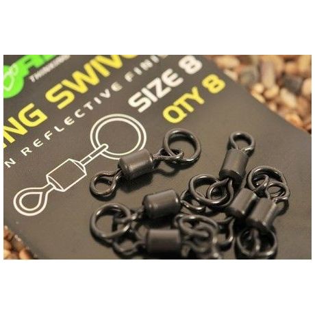 KORDA SIZE 8 FLEXI RING SWIVELS