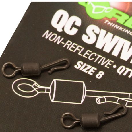 KORDA QUICK CHANGE SWIVEL KRĘTLIK DO SZYBKIEJ WYMIANY -8