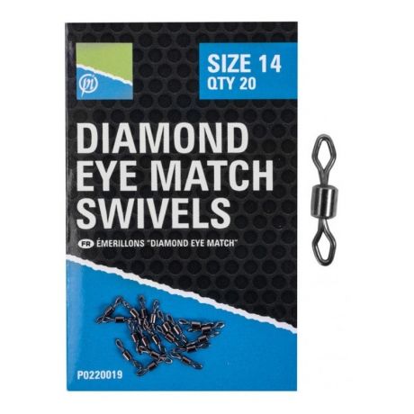 PRESTON KRĘTLIKI DIAMOND EYE MATCH SWIVEL 12