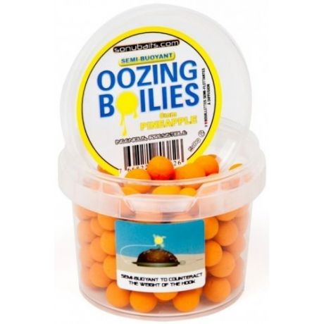 SONUBAITS OOZING BOILIES 8MM PINEAPPLE 50G