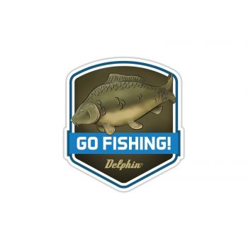 DELPHIN NAKLEJKA GO FISHING!