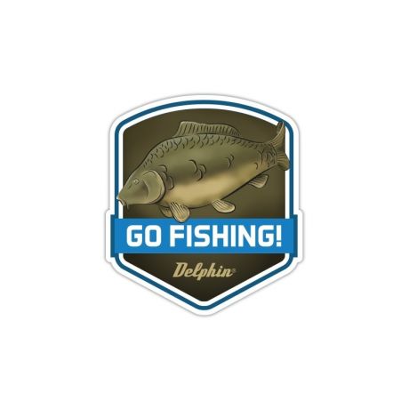 DELPHIN NAKLEJKA GO FISHING!