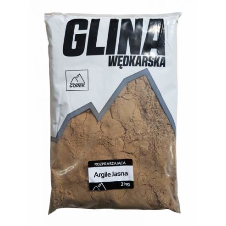 GÓREK GLINA ARGILE JASNA 2KG