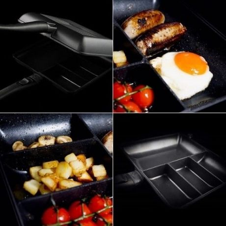 RIDGE MONKEY COMBI SET BLACK TWO PAN COOK