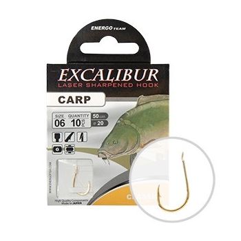 EXCALIBUR SNELLED HOOK CARP...