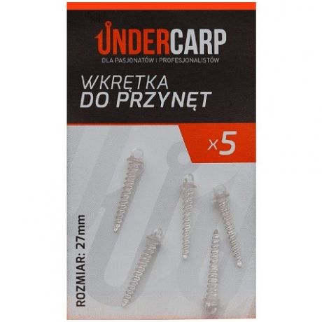 UNDERCARP WKRĘTKA DO PRZYNĘT 27MM PRZEZROCZYSTA