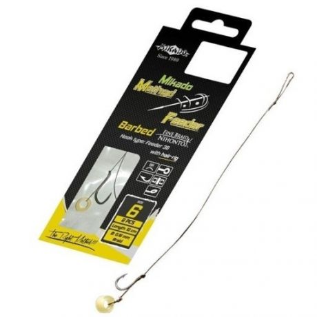 MIKADO Przypony nr4 Method 10cm W/BAIT BAND