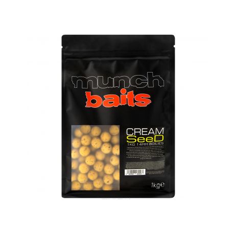 MUNCH BAITS CREAM SEED 1KG 18MM