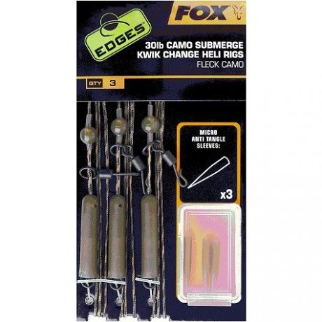 FOX EDGES CAMO HELI RIGS KWIK CHANGE KIT 40LB