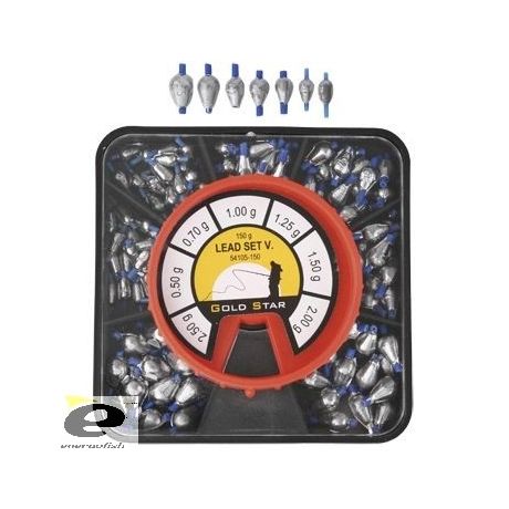 KAMASAKI LEAD SET 150G NATUR KOMPLET CIĘŻARKÓW