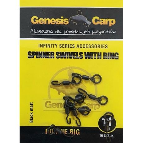 GENESIS CARP SPINNER SWIVELS WITH RING ROZM. 11