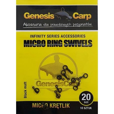GENESIS CARP MICRO RING SWIVELS ROZM. 20