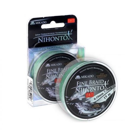 MIKADO NIHONTO FINE BRAID PLECIONKA 0,06MM 150M 3,25KG ZIELONA