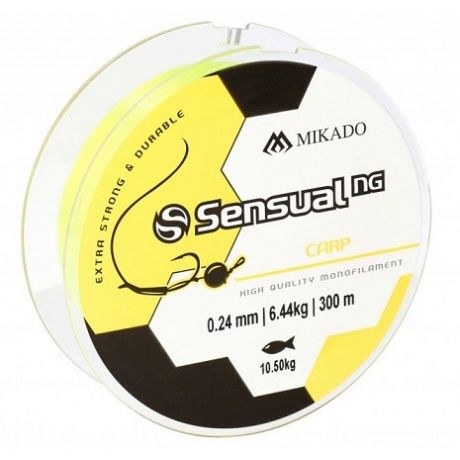 MIKADO SENSUAL N.G. CARP 0,33MM 21,5KG 600M ŻÓŁTA