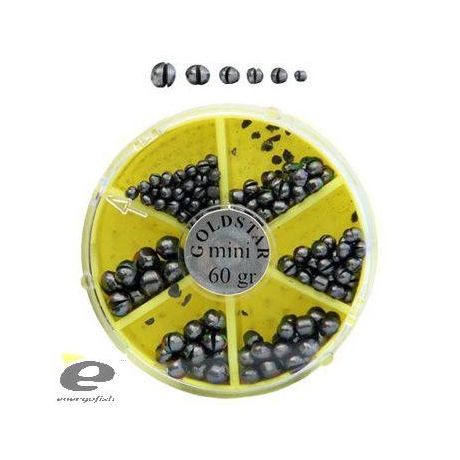 KAMASAKI SPLIT SHOT SET MINI 60G 0.1-0.6G