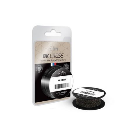 FIN 8K CROSS BRĄZ CAMOU 20M 25LB