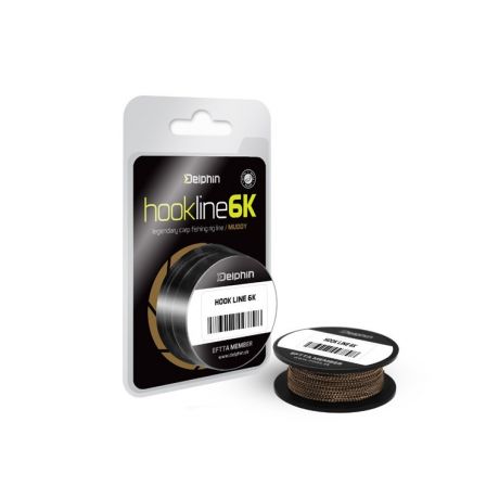 DELPHIN HOOKLINE 6K MUDDY 20M 25LB