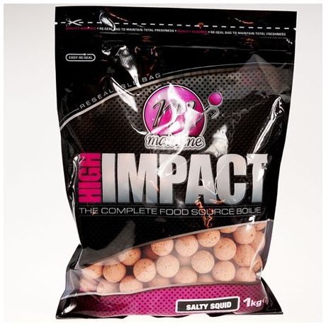 MAINLINE HIGH IMPACT BOILIES SALTY SQUID 20MM 1KG