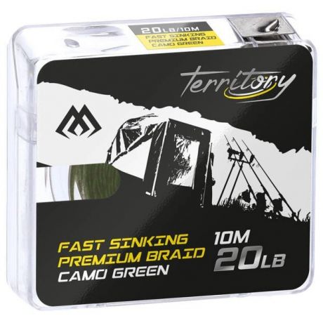 PLECIONKA PRZYPONOWA MIKADO FAST SINKING PREMIUM BRAID ZIELONA 10m 20lbs