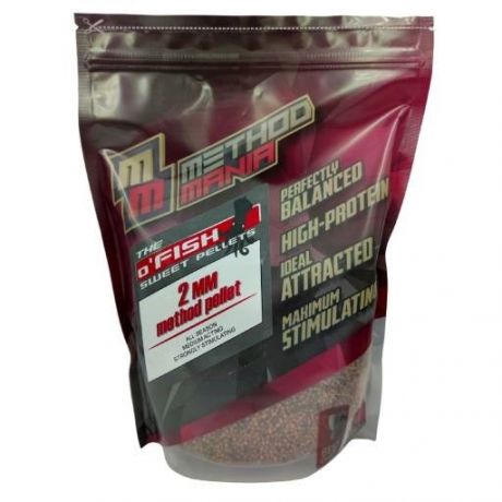 METHOD MANIA PELLET 900G 2MM O'FISH SWEET