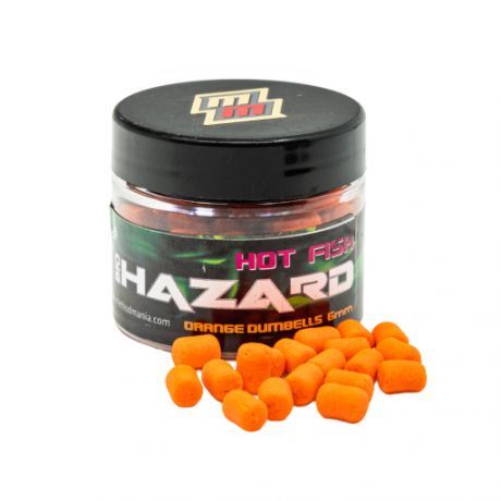 METHOD MANIA DUMBELLS BIO HAZARD HOT FISH ORANGE 6MM