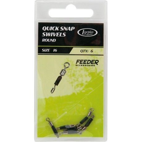 LORPIO ŁĄCZNIK PRZYPONU QUICK SNAP SWIVEL ROUND ROZM. 18