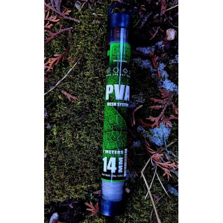 KATRAN ORGANIC PVA MESH SYSTEM + WOODEN PLUNGER 14MM / 7 M