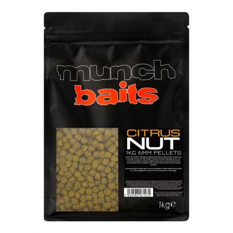 MUNCH BAITS PELLET ZANĘTOWY CITRUS NUT 4MM 1KG