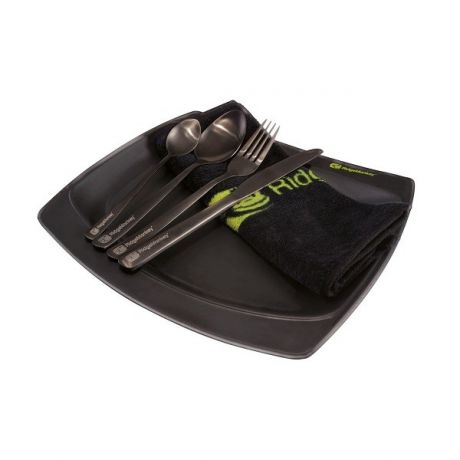 RIDGE MONKEY SQ DLX STANDARD PLATE SET