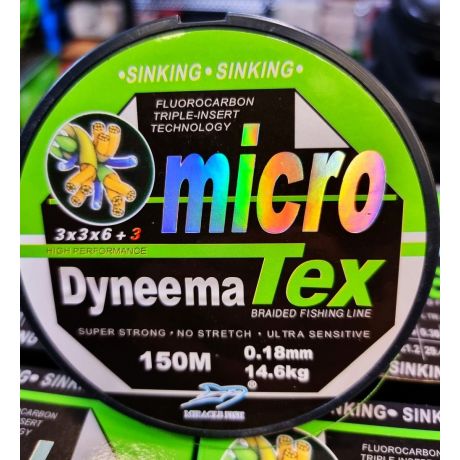 MIRACLE FISH PLECIONKA DYNEEMA TEX 150M 0,16MM