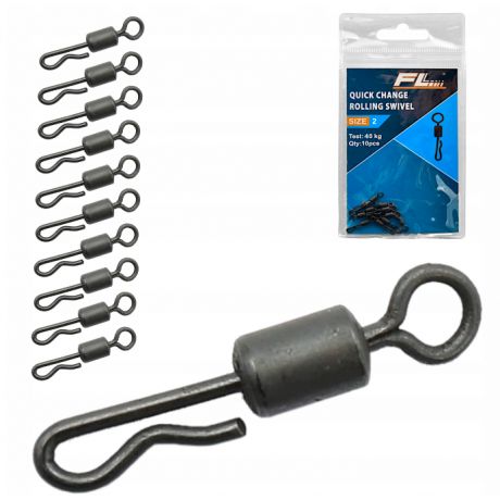 FL QUICK CHANGE ROLLING SWIVEL SIZE 4