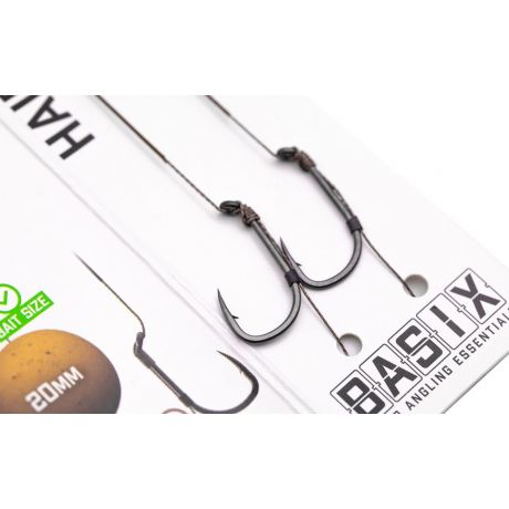 KORDA BASIX HAIR RIGS WIDE GAPE 4 25LB
