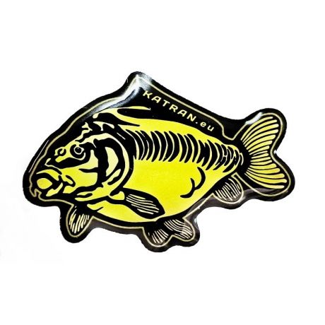 KATRAN STICKER GOLD CARP 3D NAKLEJKA