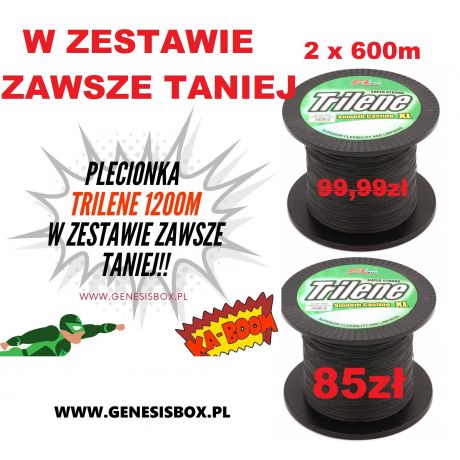 2 X PLECIONKA FL TRILENE 600M 0,22MM