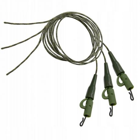 MIRACLE FISH LEADCORE LEADERS 45LB 3 SZT 75CM