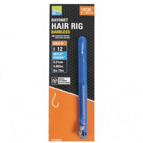 PRESTON KKH-B BAYONET HAIR RIGS 10CM ROZM.16