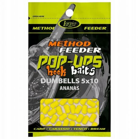 LORPIO HOOK BAITS POP UP DUMBELLS 5X10 ANANAS