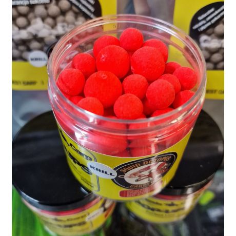 GENESIS CARP Pop-Up Fluo Spice Krill & Squid Octopus 15-20mm 100g