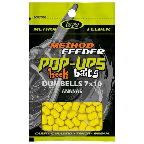 LORPIO HOOK BAITS POP UP DUMBELLS 7X10 ANANAS