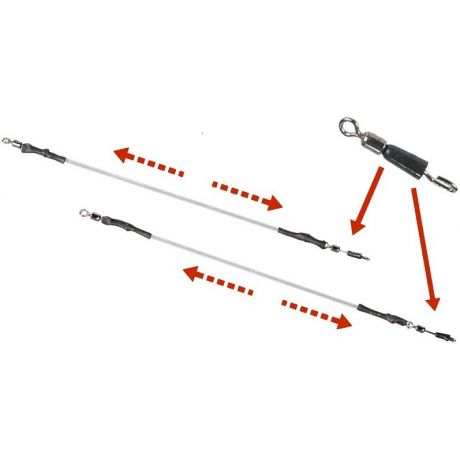 FILFISHING FEEDER LINKS & QUICK CHANGE SWIVEL