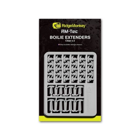 Ridge Monkey- Boilie Stops Clear - Przeźroczyste stopery do przynęt