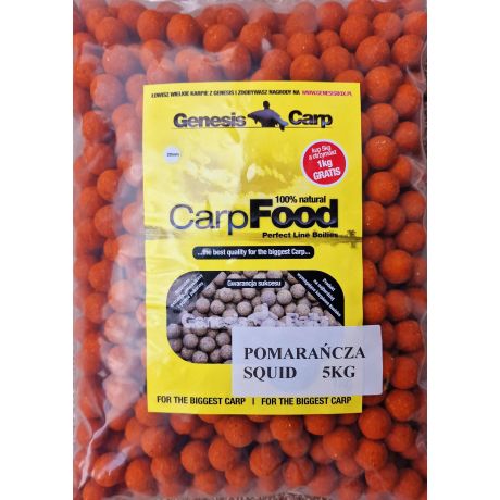 GENESIS CARP Pomarańcza-Squid 5kg + 5kg GRATIS