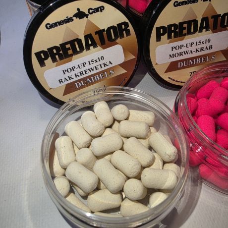 GENESIS PREDATOR Dumbels Pop-Up Rak-Krewetka 15x10mm