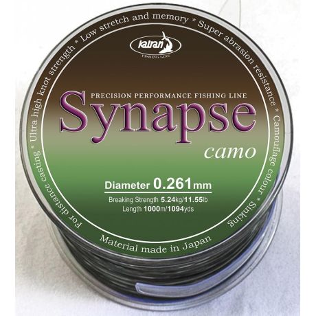 KATRAN Synapse Carp Camo 0,26mm 1000m