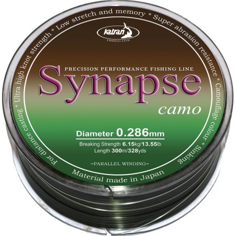 KATRAN Synapse Carp Camo 0,28mm 300m