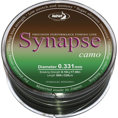 KATRAN Synapse Carp Camo 0,33mm 300m